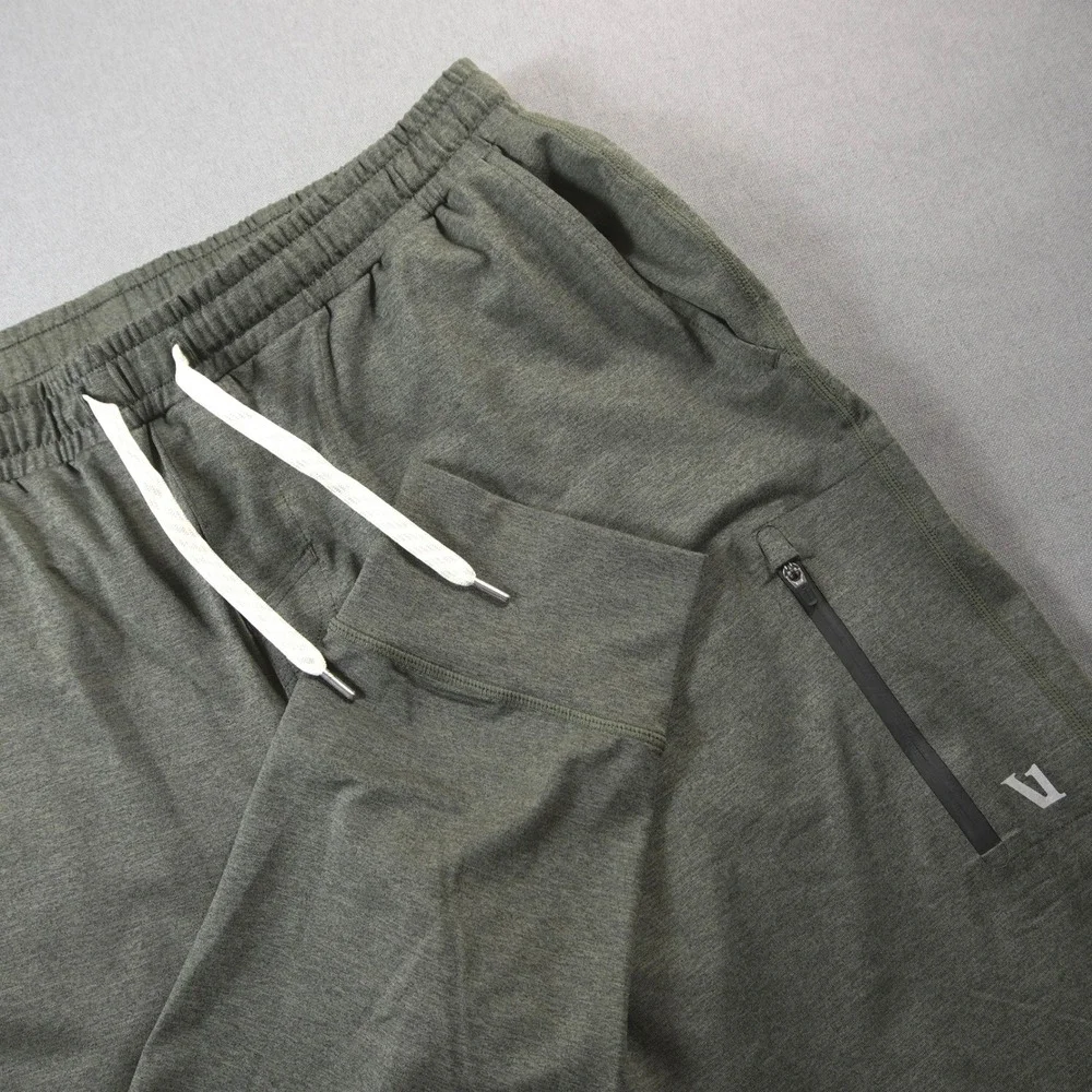 Vuori Sunday Performance Jogger Men Joggers L V416 Active Gym Green 31x27